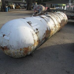 Scrapped 1000 Gallon Propane Tank